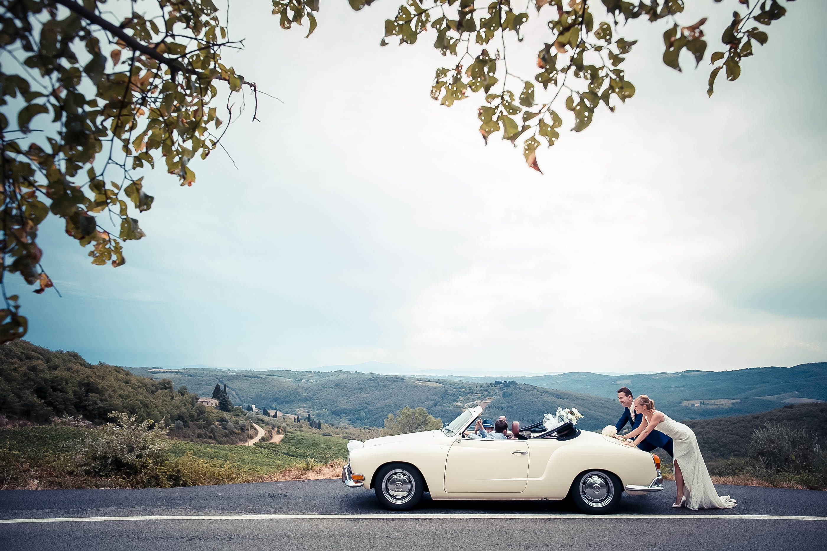 Karmann Ghia Volkswagen noleggio a Firenze e Toscana