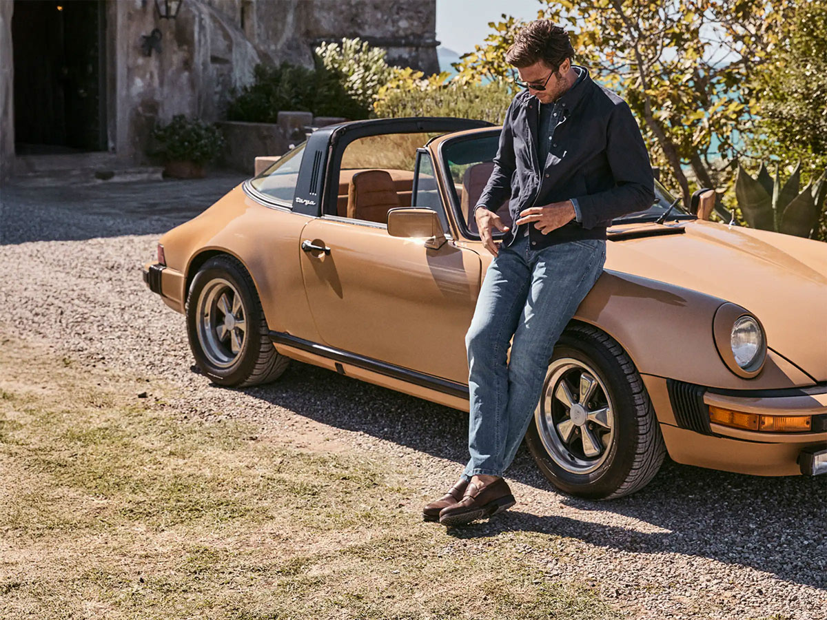 🌸🚗 FAY Collezione Primavera Estate 2026 con Porsche 911 Targa