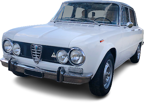 Noleggio Umbria Toscana Marche Alfa Romeo Giulia 1300