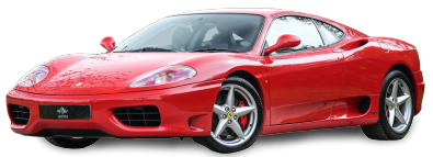 Noleggio Ferrari 360 Modena rossa Umbria Lazio Marche Toscana e Abruzzo.