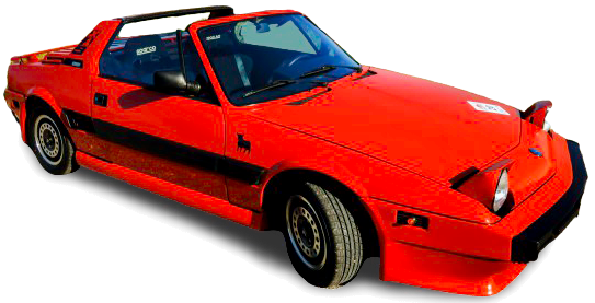 Bertone X 1/9 cabrio rossa