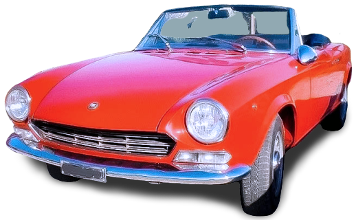 Fiat 124 spider noleggio in Umbria