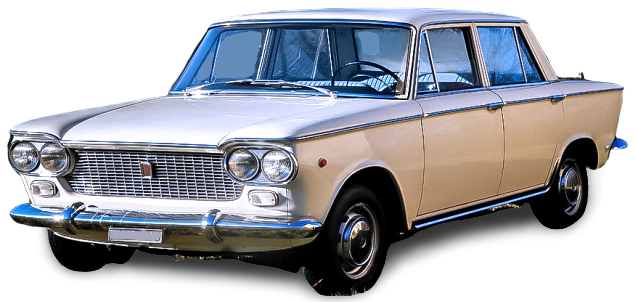 Noleggio Fiat 1300 Berlina 1962 in Lombardia e Piemonte