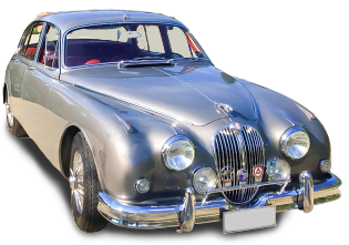 Noleggio Jaguar MK2 in Umbria Toscana e Marche