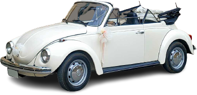 Volkswagen Maggiolone per matrimonio sposi cerimonie