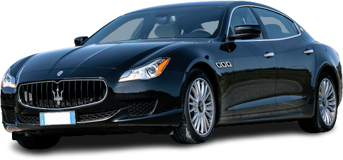 Maserati Quattroporte nera, Umbria Lazio Marche Toscana e Abruzzo