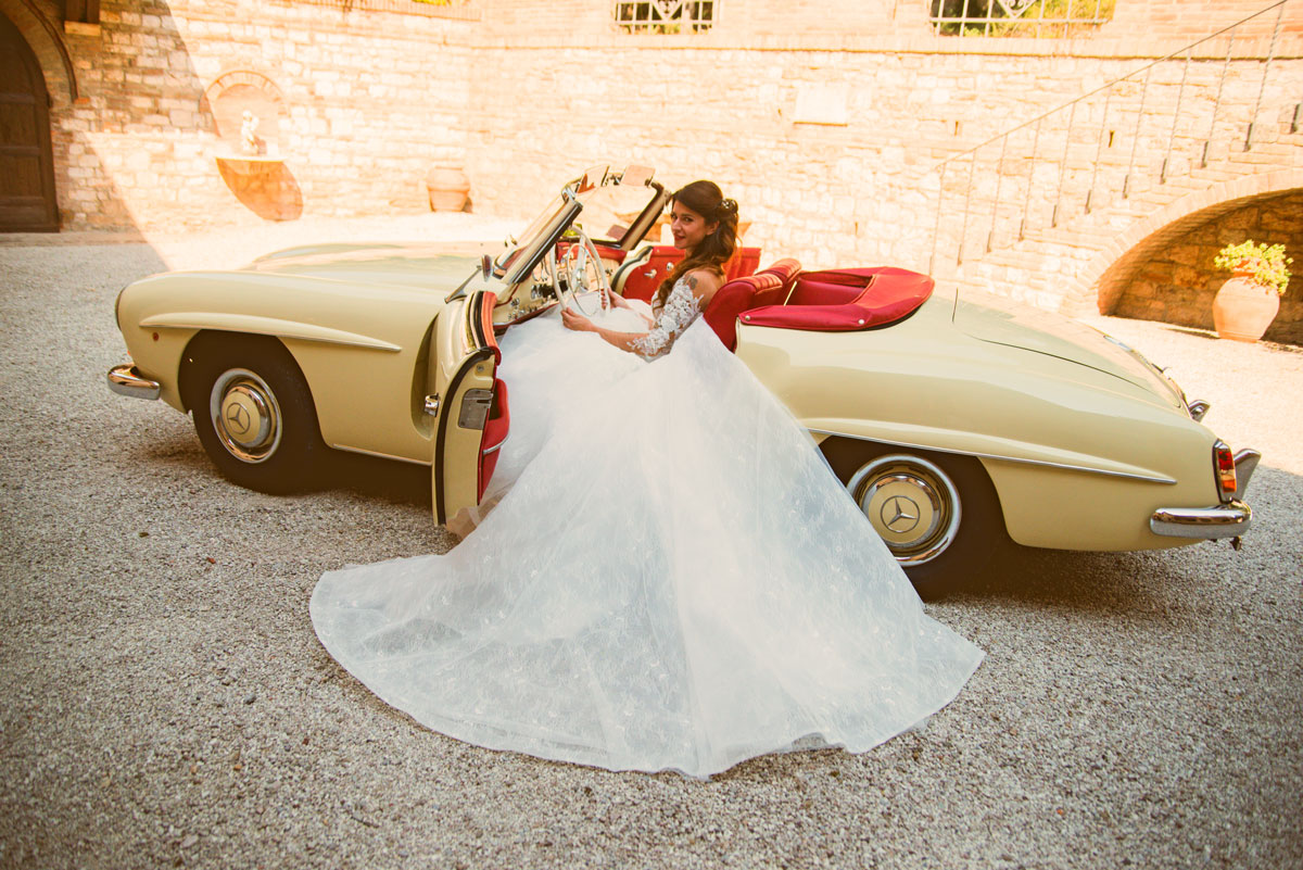 🚘 Auto per cerimonia nuziale sposi matrimoni Umbria Marche Toscana