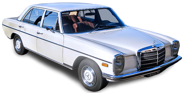 Noleggio Mercedes 220 1973 Lombardia e Piemonte