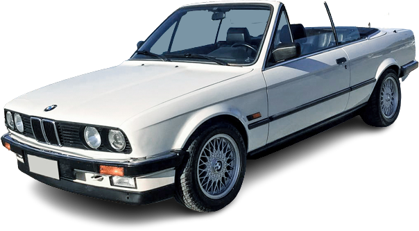 Noleggio Bmw 320i cabriolet per cerimonie sposi tour ed eventi in Umbria Toscana Marche