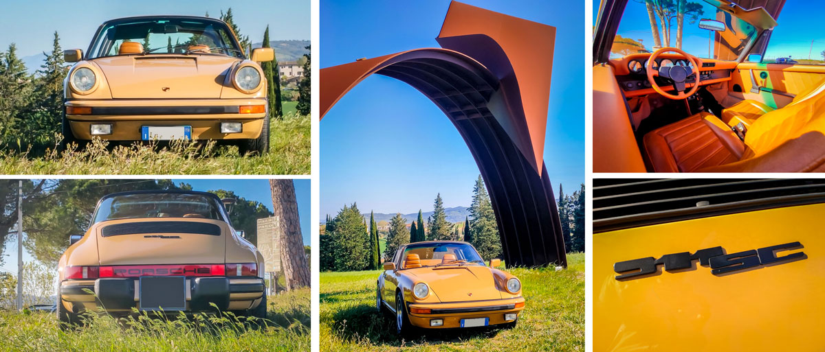 Porsche 911 SC (Super Carrera) noleggio in centro Italia