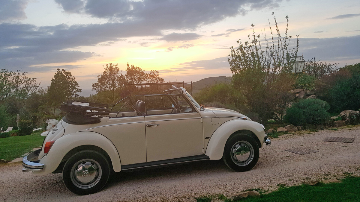 Maggiolone bianco avorio cabrio del 72 sposi