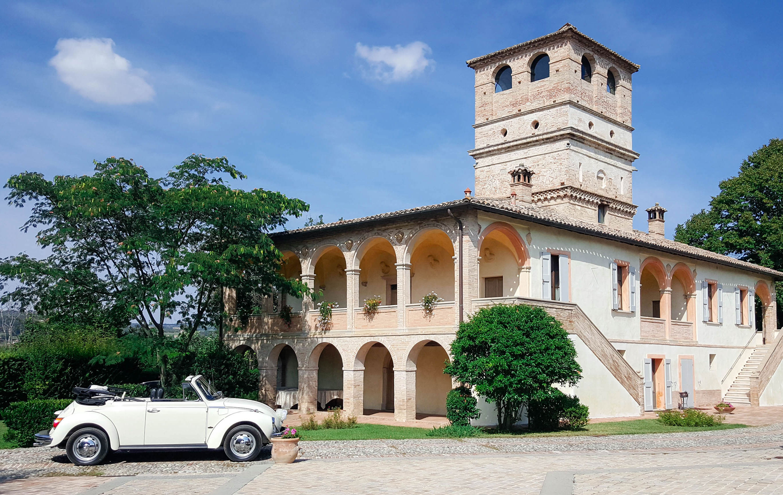 Maggiolone bianco avorio cabrio del 72 sposi